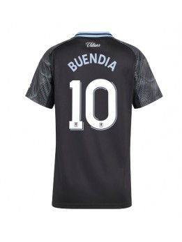 Billige Aston Villa Emiliano Buendia #10 Bortedrakt Dame 2025-26 Kortermet